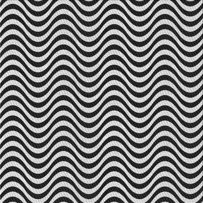 Tapis gris/zone noire à motifs