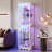 67.9'' H x17.7'' W 6-Tier Glass Display Cabinet  With RGB Lights-1907979181