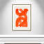 «Orange Strokes Print» par Haniff-129155876-129155894-129155835