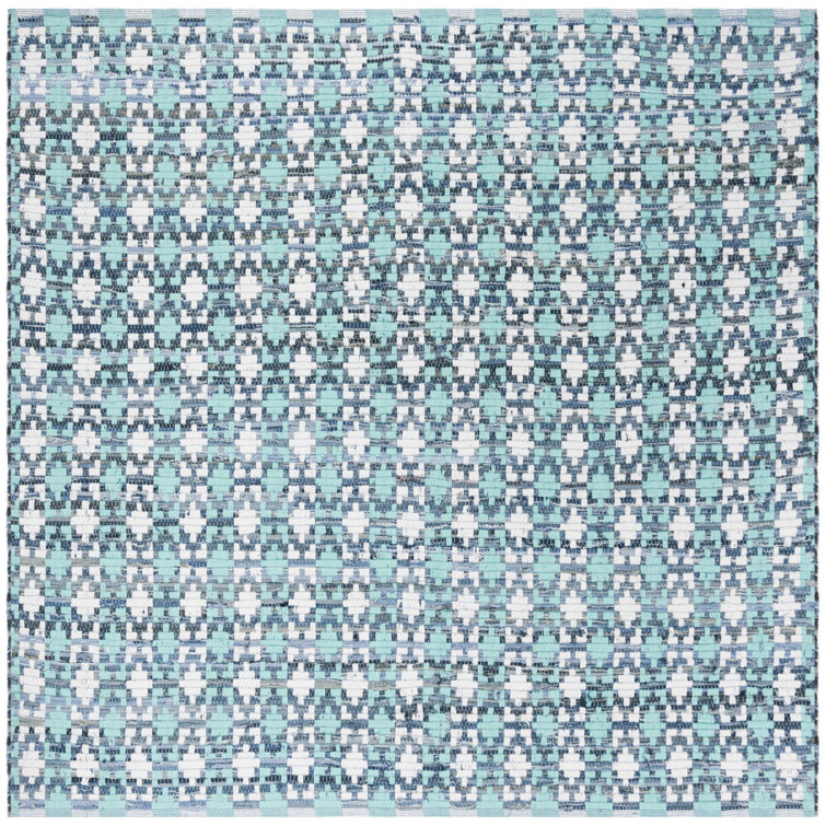 Montauk Hand Woven Cotton Geometric Rug