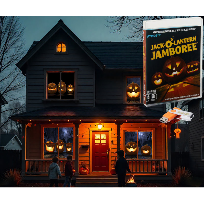 Décoration d'Halloween numérique sur USB AtmosFX - Jack-O-Lantern Jamboree