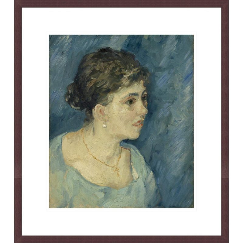 «Portrait of a Prostitute» par Vincent van Gogh, impression giclée encadrée, H 20,13 po x l 17,75 po