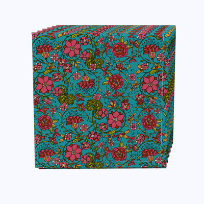 Capodanno 100% Cotton Floral Square Napkin