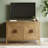 Paige 47.5" Geometric 2-Door Wood Storage Cabinet With Adjustable Shelves