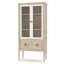 Vitrine d'exposition avec portes en verre, armoire d'appoint