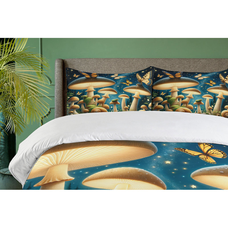 Aesthetic Duvet Cover, Queen Duvet Cover + 2 Standard Shams