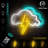 14" LED Novelty Cloud Neon Sign