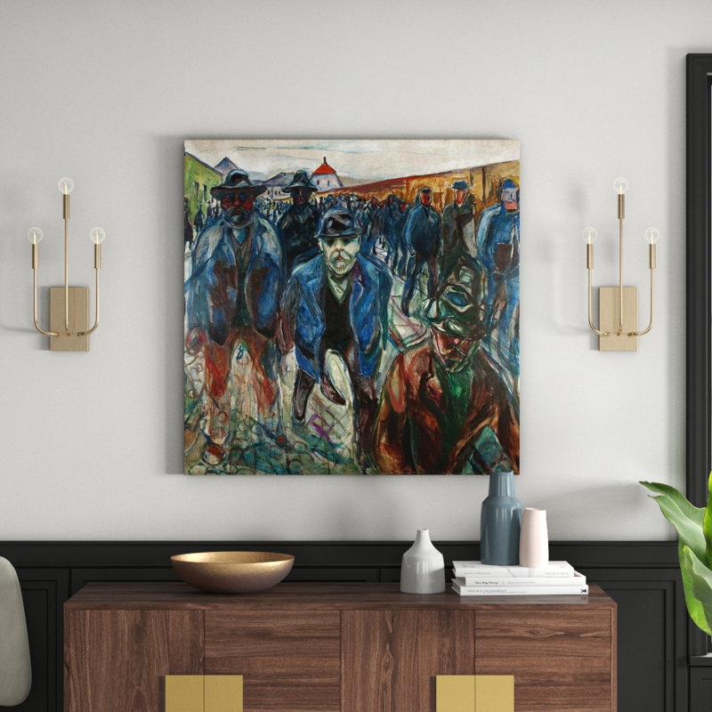 Edvard Munch - Wrapped Canvas Painting, 70cm H x 70cm W x 1.8cm D