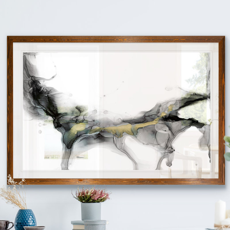 « golden précipice ii » par «paul cezanne-reproduction d’art sur image, H 16 po x l 22 po x P 1 po