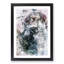 Graceful Elephant Portrait in Abstract - Picture Frame Painting Print-55735249-55735246