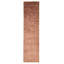 Tapis chocolat noué à la main de conception unique 2 pi 6 po x 9 pi 7 po