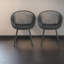 Chaises de salle à manger en plastique durable, style moderne pour l'extérieur