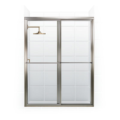 Newport Series 50" x 70" Bypass Framed Shower Door