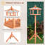 Avianova 113cm Wood Bird Play Stand for Floor