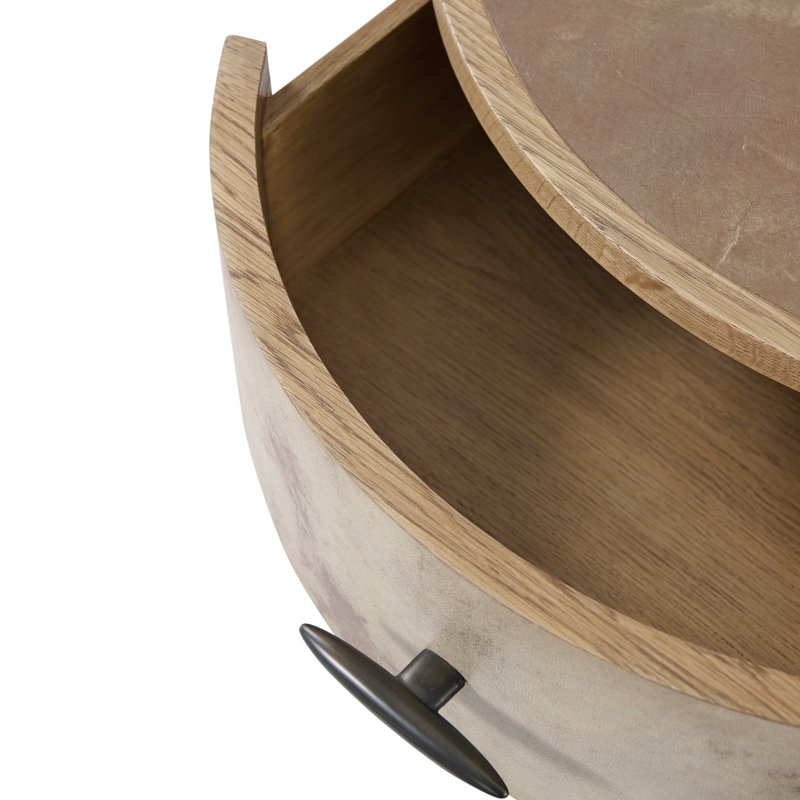 1 - Drawer Solid Wood Nightstand