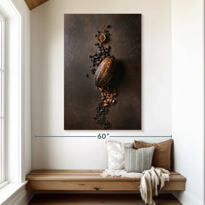 Yarlin Cocoa Beans Assortment, 51" H x 34" W