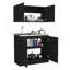 Armoire, ensemble de deux pièces, noir-1246535407