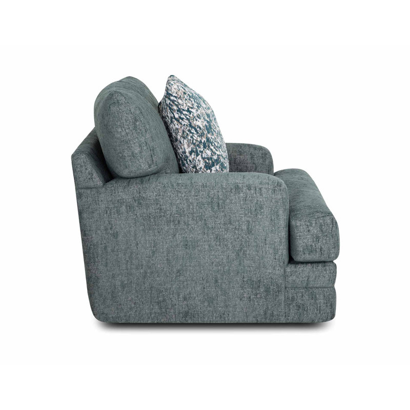 Fauteuil pivotant Clarence, Vert