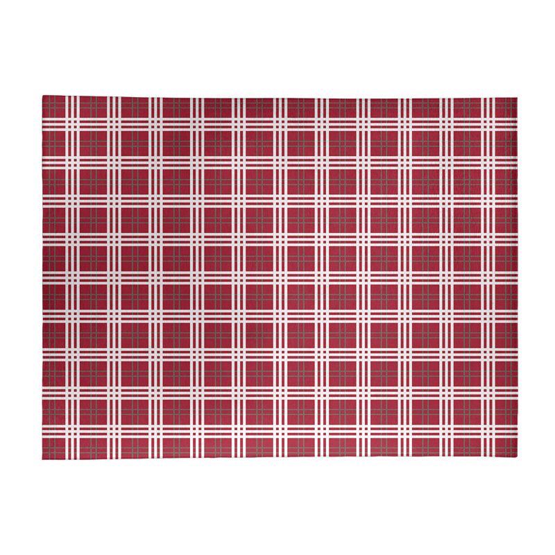 Tapis rouge à carreaux, Rectangle 9 pi x 12 pi