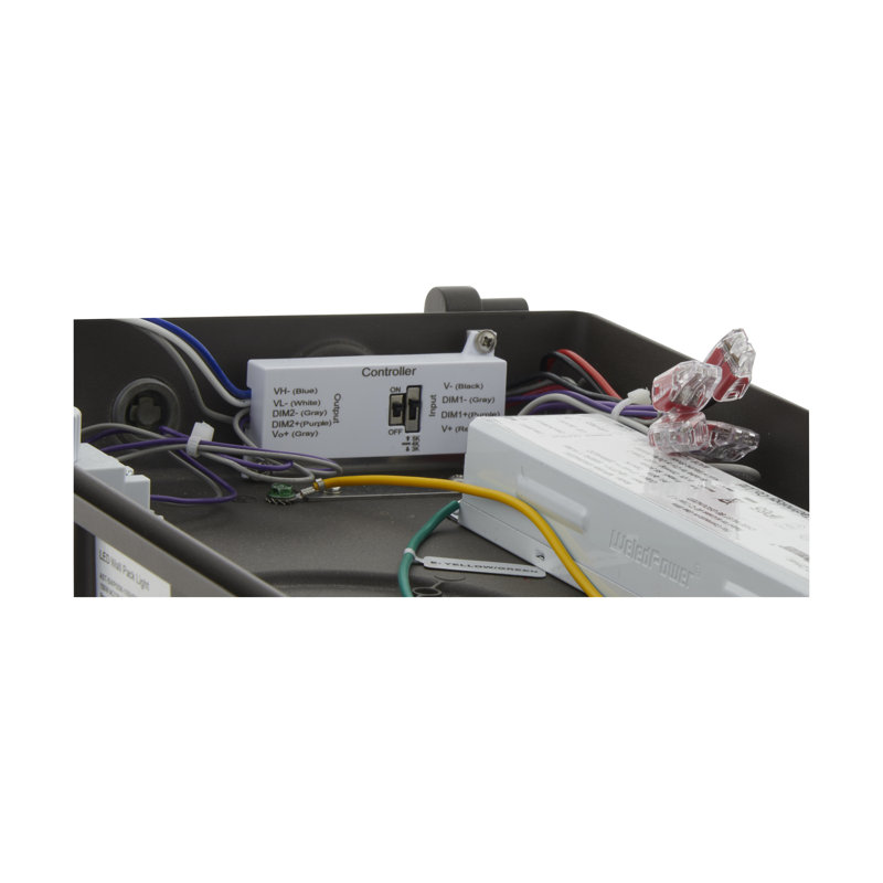 Bronze Dimmable LED Wall Pack with Photocell