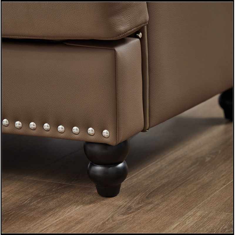 Causeuse de salon 59,5 "Classic, Brun
