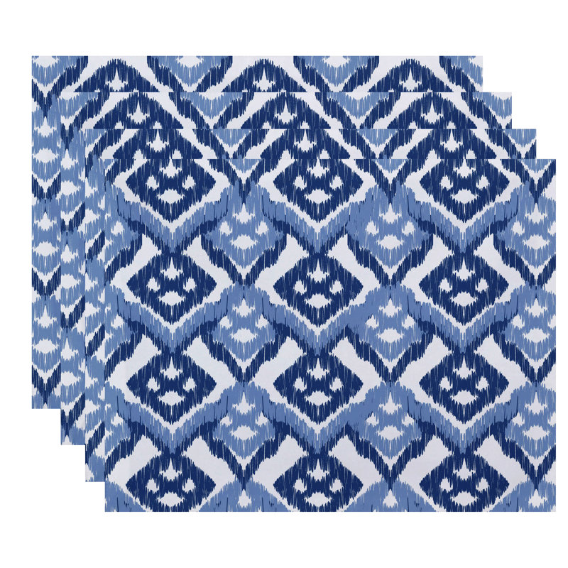 Ensemble de napperons 4 pièces Groth, Bleu