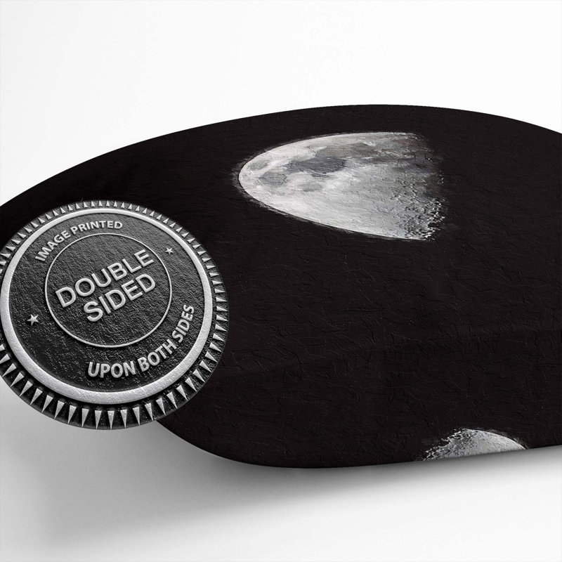 Half Moon Cushion with Filling, 40cm H x 40cm W x 15cm D