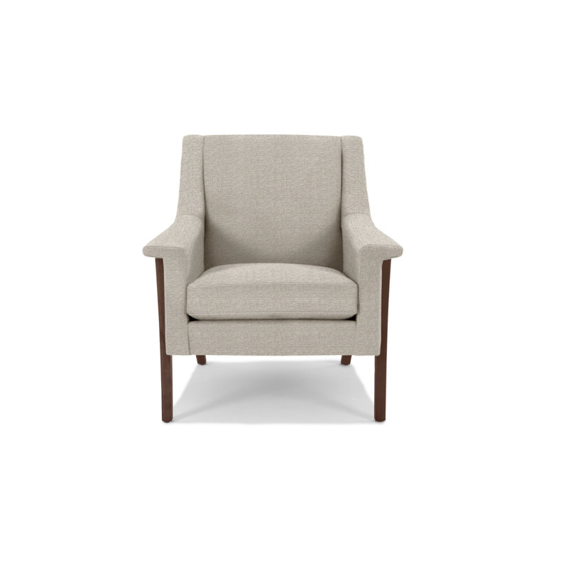 Fauteuil Arlo, Noyers, Polyester mastic