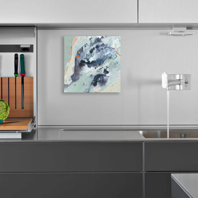 «Polyphonic Sea I» par Victoria Borges, art mural en verre acrylique