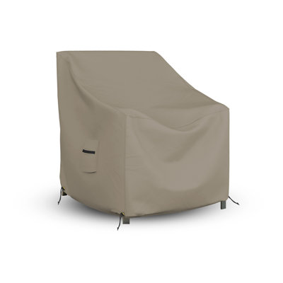 Heavy Duty Waterproof Outdoor Chair Cover, All Weather Protection Patio Deep Seat Lawn Chair Cover by Arlmont & Co.