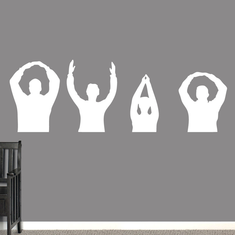 Adhésif décoratif «Ohio People», Blanc