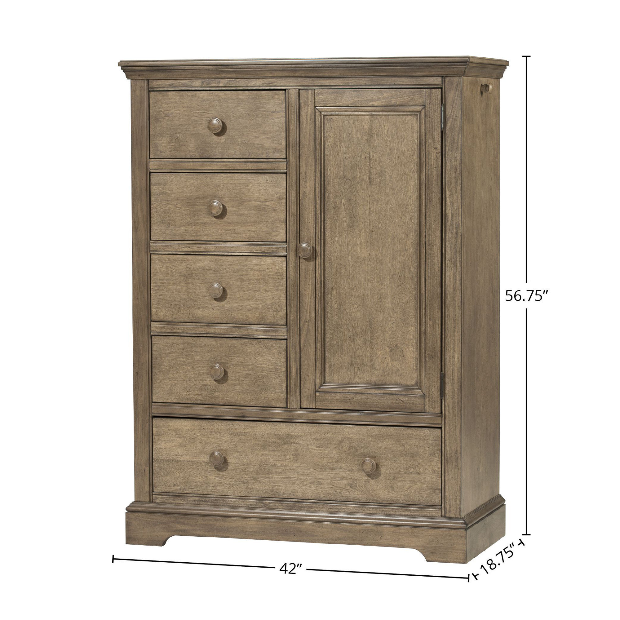 Charter Wood Chifferobe, Cashew