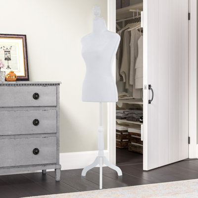 FDW Adjustable Dress Form Sewing Mannequin Dressmaker Dummy with Adjustable Height for Tailoring, Sewing and Clothing Display