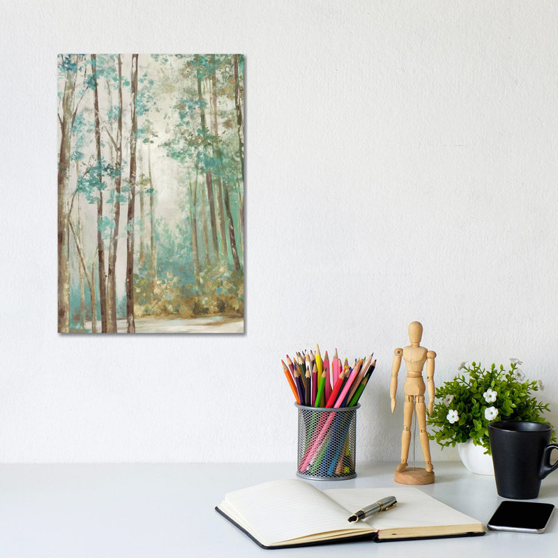 Deep Forest by Eva Watts - Wrapped Canvas Painting, 20.32 cm H x 30.48 cm W