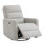 Mila Upholstered Rocking Swivel Power Recliner
