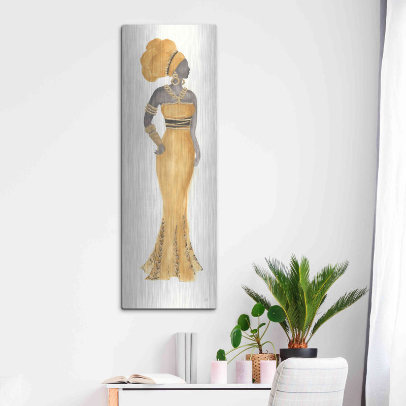 «Global Fashion III» par Chris Paschke, H 48 po x l 16 po