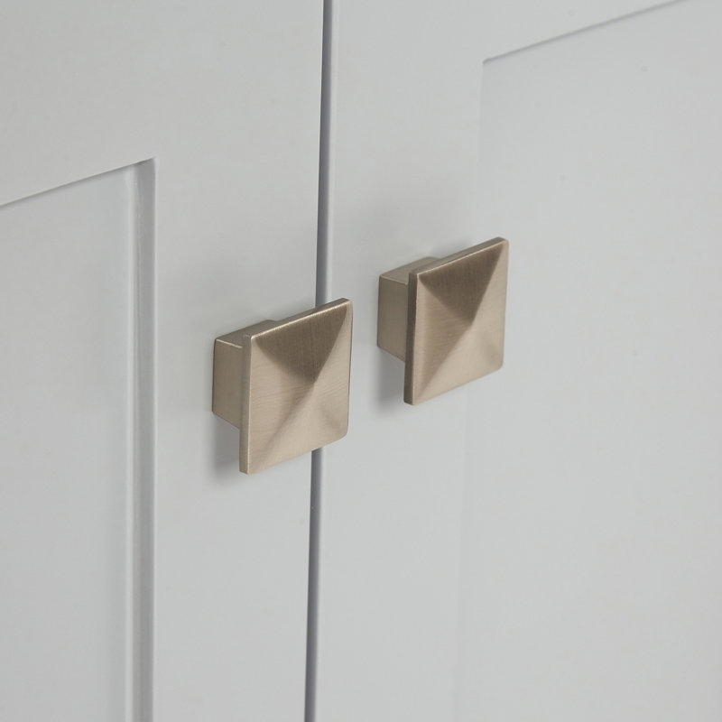  Meuble-lavabo simple 42,25 po avec plateau, Gris, Right, Rectangular