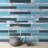 Initial Sequence Natural Stone Linear Mosaic Wall Tile-36931349