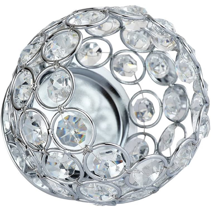 Bougeoir de table en métal 15 po H, Argent