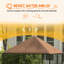 En dehors du chenil, enclos pour chiot 4,6 pi x 4,6 pi x 5 pi