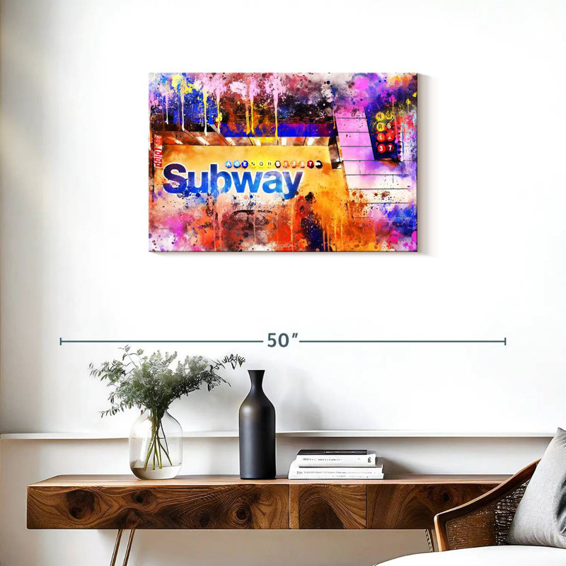 Ravi Subway I, 20" H x 30" W