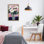 Cadre flottant The Vase And Chair, design par Annabelle Hall