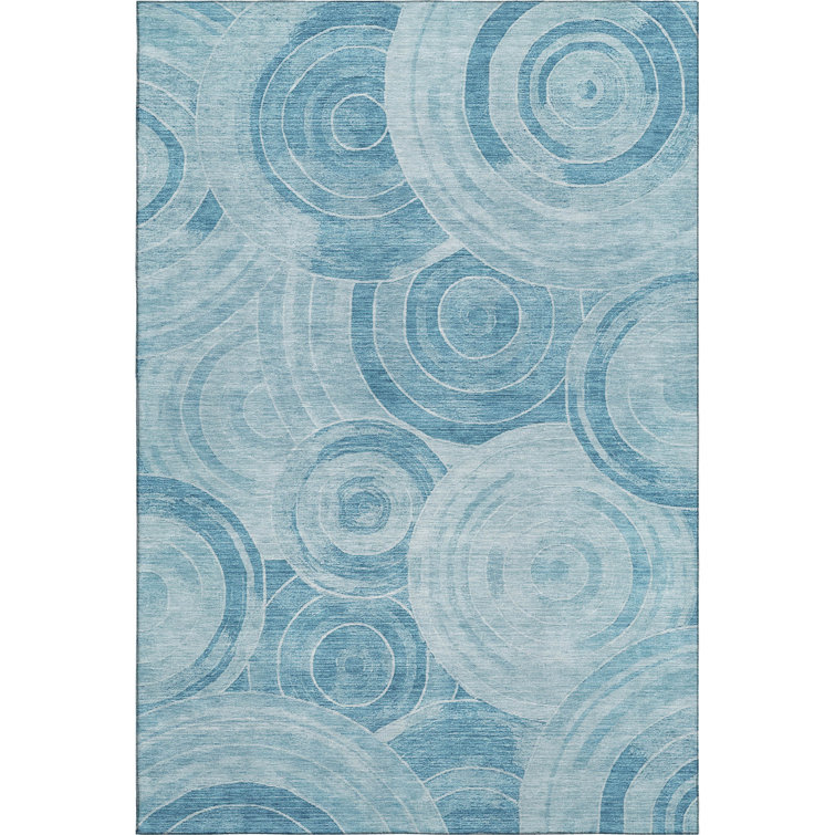 Premium Machine Washable Lubbers AMF1750 Geometric Rug