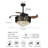 Crystal Ceiling Fan Lights