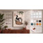 Cat in Bloom Japandi - Wrapped Canvas-1177976898-1177976901