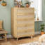 Commode 5 tiroirs en rotin-362537857