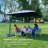 10' Square Large Cantilever Umbrella with Base and 60-degree Rotation-67120623