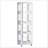 4-Tier All-Steel Rotating Bookshelf With 360° Wheels, Large Size Sturdy And Spacious Book Rack, Easy Assembly-1918506976