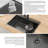 32 Inch Gunmetal Black Drop-In Workstation Sink