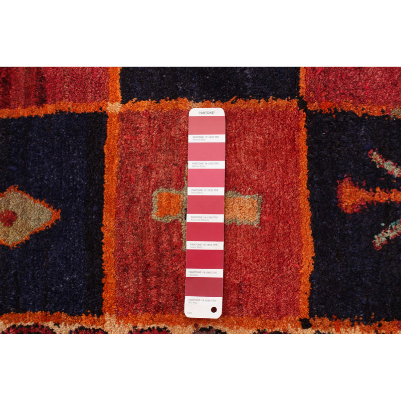 Tapis rouge foncé Sianna Magnes 5 pi 2 po x 7 pi 5 po
